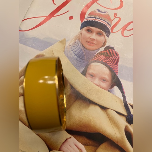 J. Crew Mustard and Gold Bangle Bracelet - Picture 3 of 3